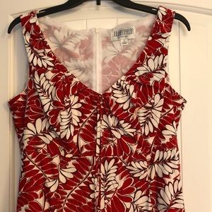 Julian Taylor Dress Women's Size 12 Red White Sleeveless